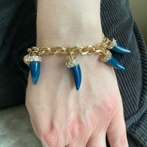 Baublebar blue horn bracelet